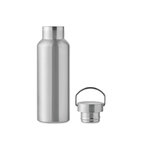 Bouteille isotherme personnalisable à double paroi en acier inoxydable - Helsinki acier | pandacolach - thumb - 1