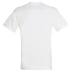 Tee-shirt personnalisable blanc homme col rond en coton semi-peigné 150 gr/m² - Regent | pandacola - thumb - 1