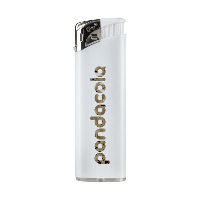 Briquet personnalisable à détail argenté - Resita Piezo | pandacolach