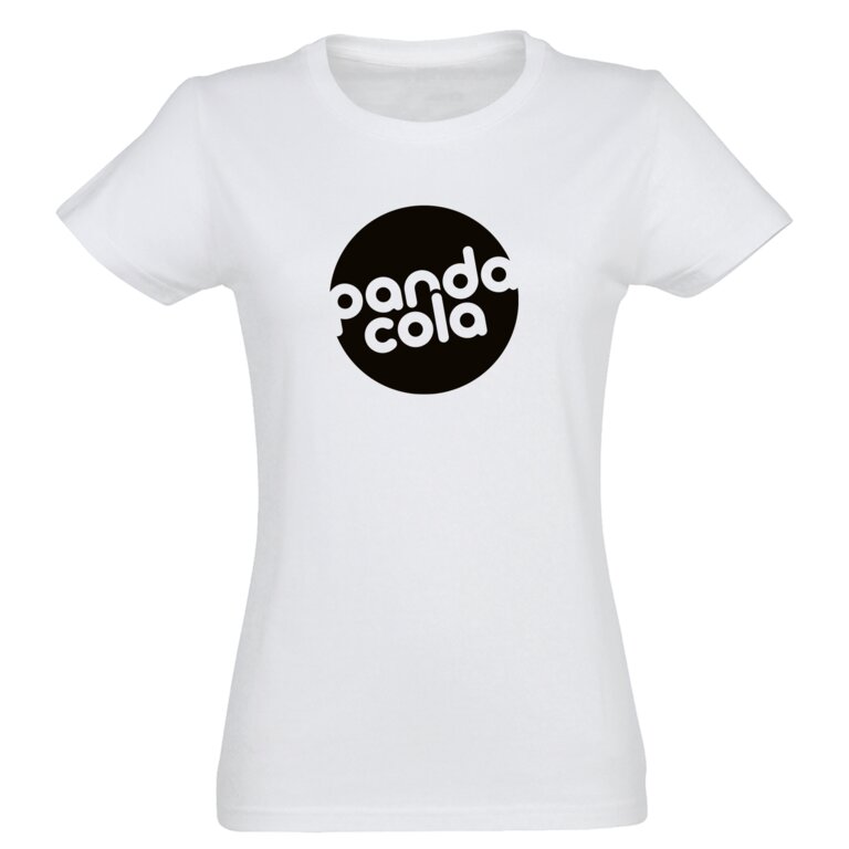 Tee-shirt personnalisable blanc femme coupé cousu 100% coton 190 gr/m² - Impérial | pandacolach