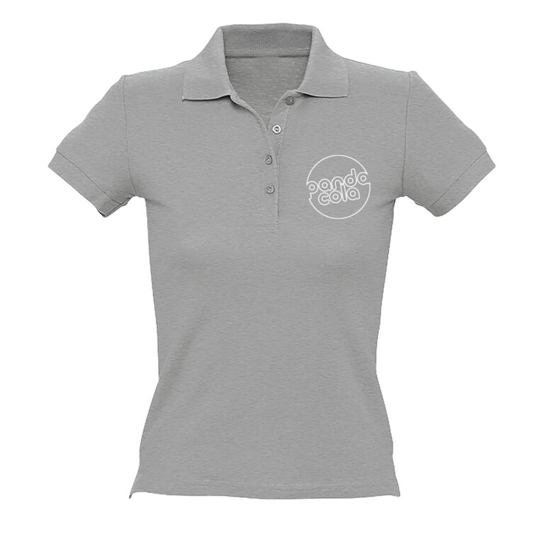 Polo publicitaire couleur femme coton peigné 210 gr/m² - People | pandacola