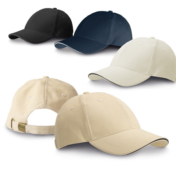 Casquette sandwich publicitaire 100% coton brossé - Alto | pandacola - 1