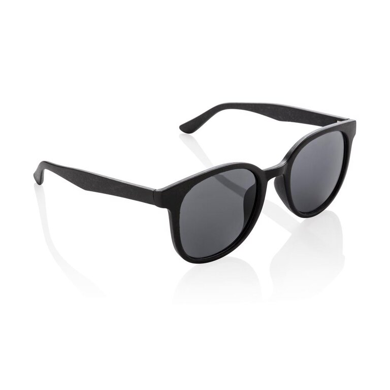 Lunettes de soleil personnalisées en fibre de paille UV 400 - Tullow | pandacolach