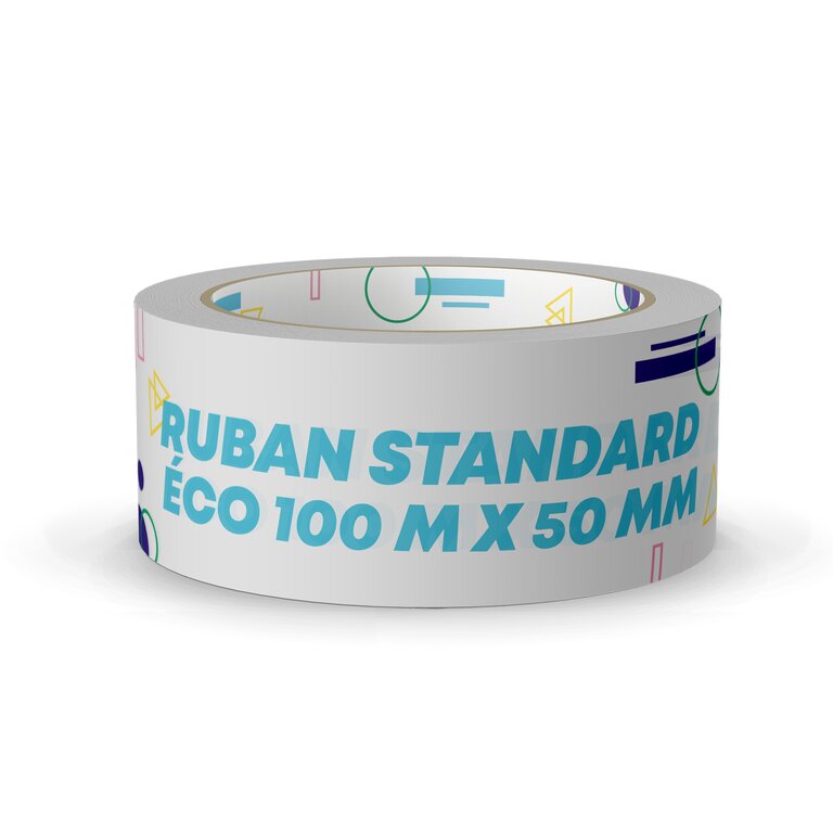 Ruban adhésif personnalisé d'emballage à grande cadence - Amalia 100mx50mm | pandacolach