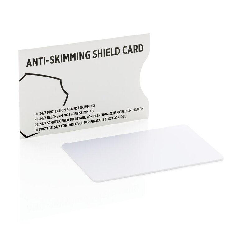 Protection anti RFID publicitaire pour carte bancaire - Skimmy | pandacola