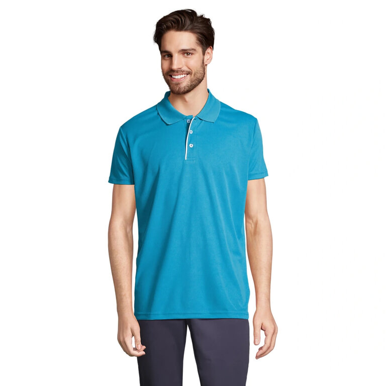 Polo couleur personnalisable sport homme 180 gr/m² - Performer | pandacola