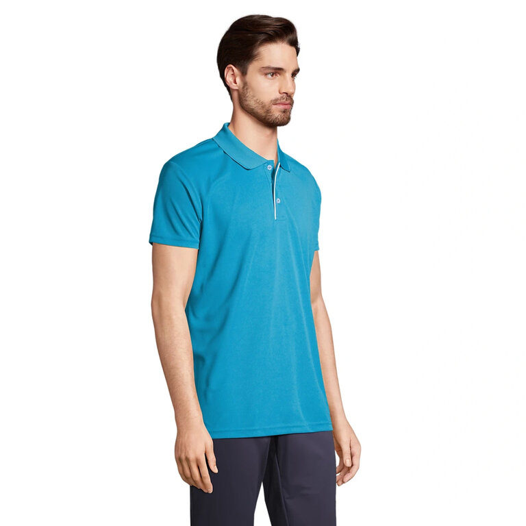 Polo couleur personnalisable sport homme 180 gr/m² - Performer | pandacola - 2