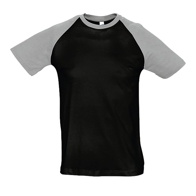 T-shirt personnalisable bicolore à manches raglan en coton 150 gr/m² - Funky Couleur | pandacolach