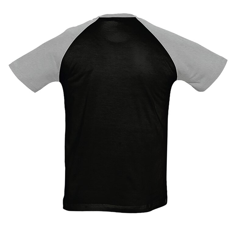 T-shirt personnalisable bicolore à manches raglan en coton 150 gr/m² - Funky Couleur | pandacolach - 1