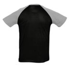 T-shirt personnalisable bicolore à manches raglan en coton 150 gr/m² - Funky Couleur | pandacola - thumb - 1