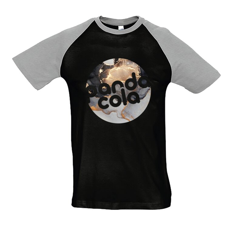 T-shirt personnalisable bicolore à manches raglan en coton 150 gr/m² - Funky Couleur | pandacolach