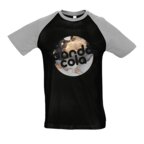 T-shirt personnalisable bicolore à manches raglan en coton 150 gr/m² - Funky Couleur | pandacolach - thumb - 3