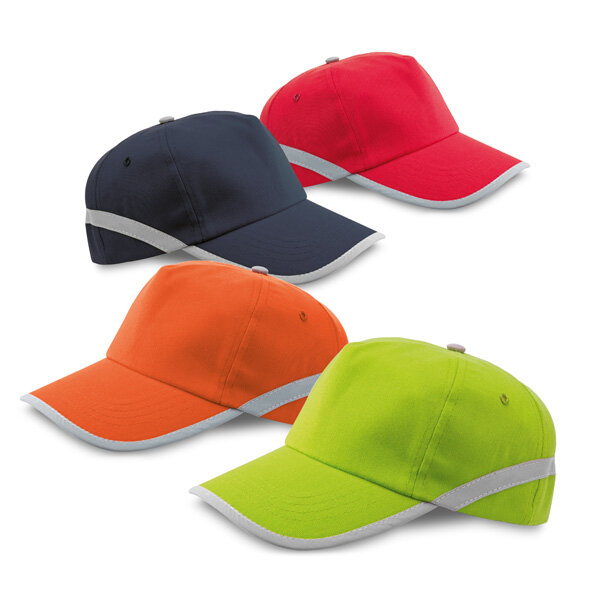 Casquette publicitaire avec éléments réflecteurs  - Estepona | pandacolach - 2