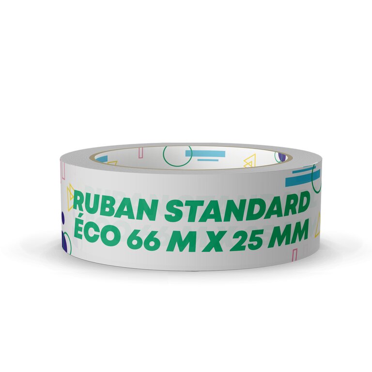 Ruban adhésif personnalisé d'emballage à grande cadence - Amalia 66mx25mm | pandacolach