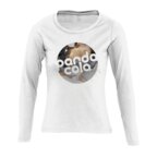 T-shirt publicitaire à manches longues en coton semi-peigné 150 gr/m² - Monarch White | pandacolach - thumb - 3