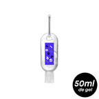 Gel nettoyant rechargeable 30 ml sans alcool avec mousqueton - Gelgo | pandacola - thumb - 1