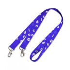Tour de cou Rpet 100% personnalisable avec double attache - Dobidu | pandacolach - thumb - 1