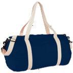 Sac de voyage publicitaire en coton canvas 170 gr/m² et compartiment zippé - Snead | pandacola - thumb