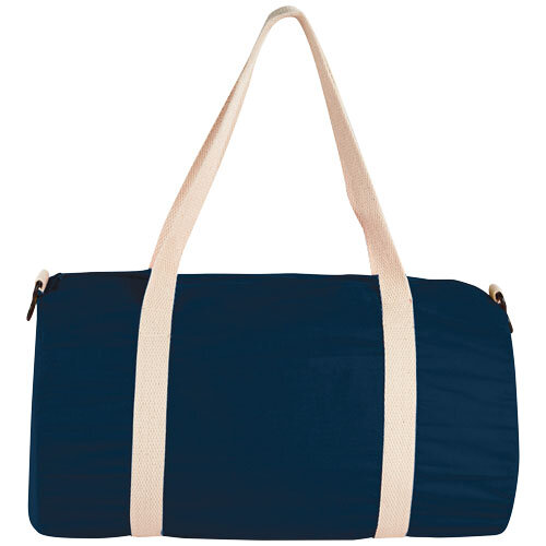 Sac de voyage publicitaire en coton canvas 170 gr/m² et compartiment zippé - Snead | pandacolach - 1