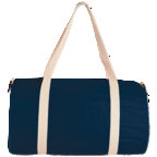 Sac de voyage publicitaire en coton canvas 170 gr/m² et compartiment zippé - Snead | pandacola - thumb - 1