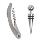 Set de tire-bouchon promotionnel  en inox - Duet | pandacolach - thumb - 1