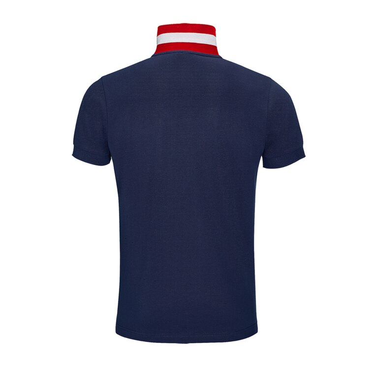 Polo Homme personnalisable à encolure colorée en coton 200 gr/m² - Patriot Couleur | pandacolach - 1