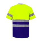 T-shirt bicolore personnalisé à haute visibilité 140 gr/m² | VELILLA® - Lil | pandacolach - thumb - 1
