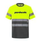 T-shirt bicolore personnalisé à haute visibilité 140 gr/m² | VELILLA® - Lil | pandacolach - thumb - 3