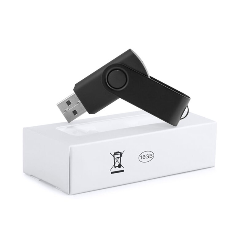 Clé USB personnalisable 16 Go pivotante - Surva | pandacola