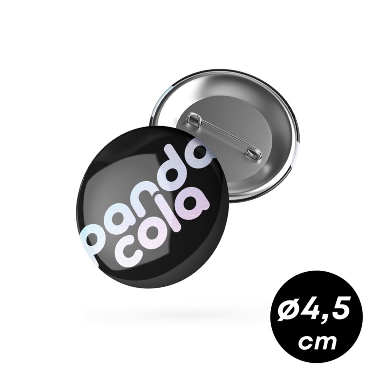 Badge personnalisé rond Ø4,5 cm - Paty | pandacolach