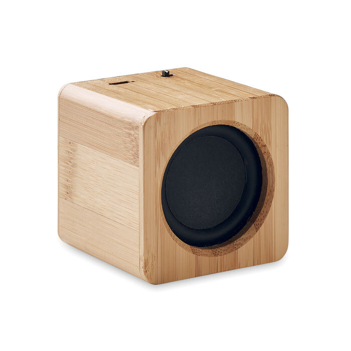 Haut-parleur sans fil avec boîtier en bambou personnalisable - Audiox | pandacola