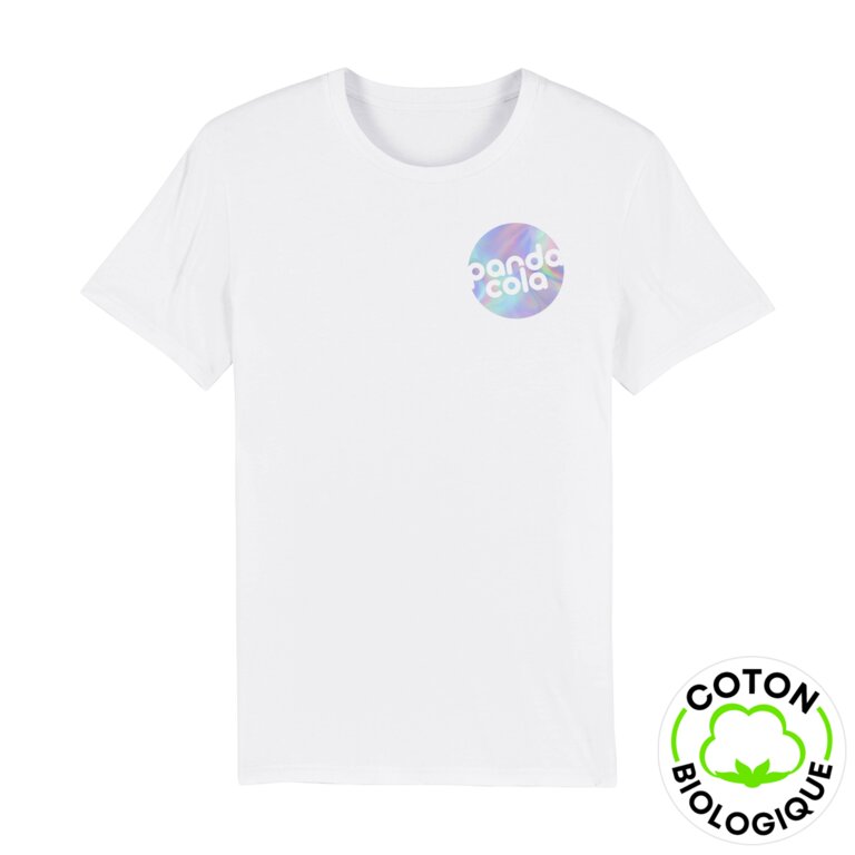 T-shirt unisexe personnalisable en coton biologique 180 gr/m² | STANLEY/STELLA® - Creator White | pandacolach