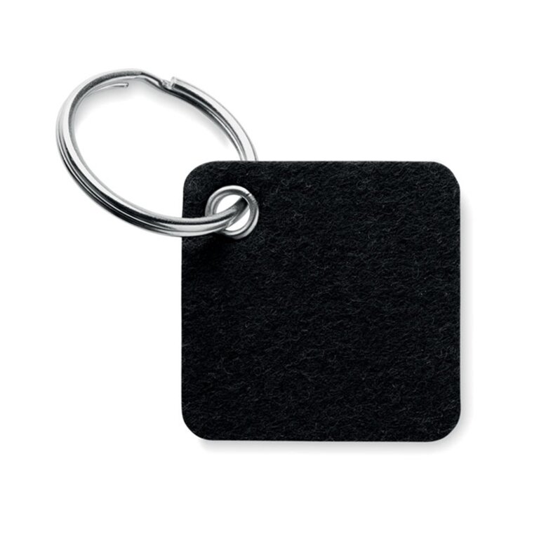 Porte clés carré personnalisé en feutre - Corto | pandacola
