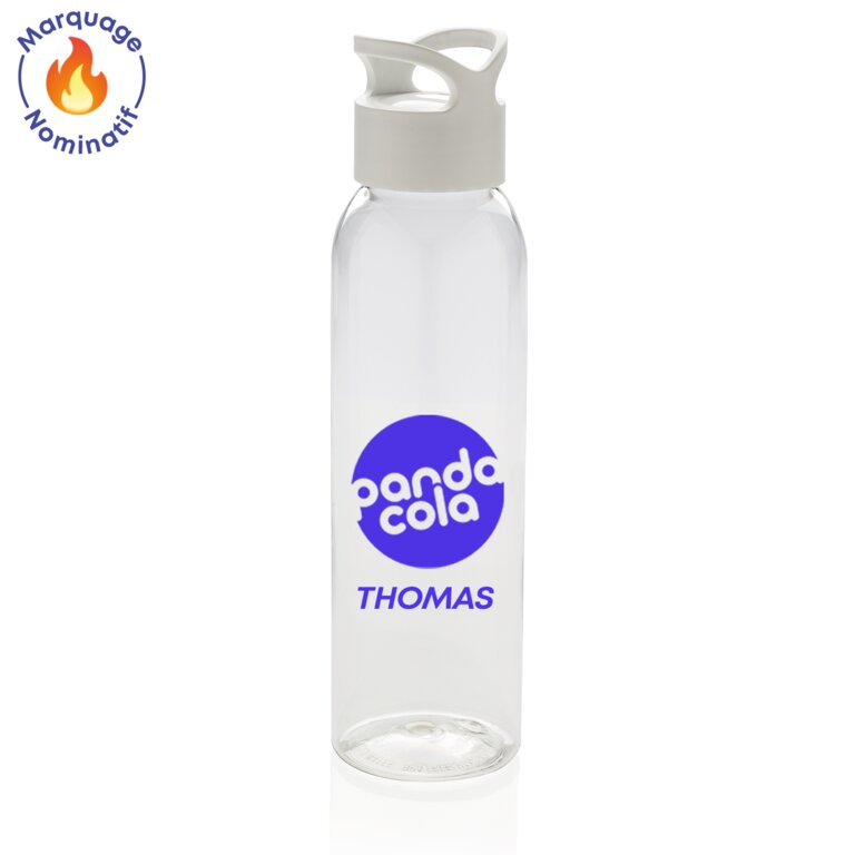 Bouteille réutilisable publicitaire avec prénom 650 ml en plastique durable  - Duronia Own | pandacolach
