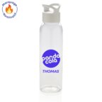 Bouteille réutilisable publicitaire avec prénom 650 ml en plastique durable  - Duronia Own | pandacolach - thumb - 2