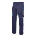 Pantalon de travail personnalisé bicolore en coton 240 gr/m² | VELILLA® - Catch | pandacolach - thumb
