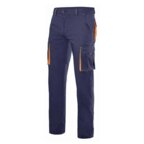 Pantalon de travail personnalisé bicolore en coton 240 gr/m² | VELILLA® - Catch | pandacola - thumb