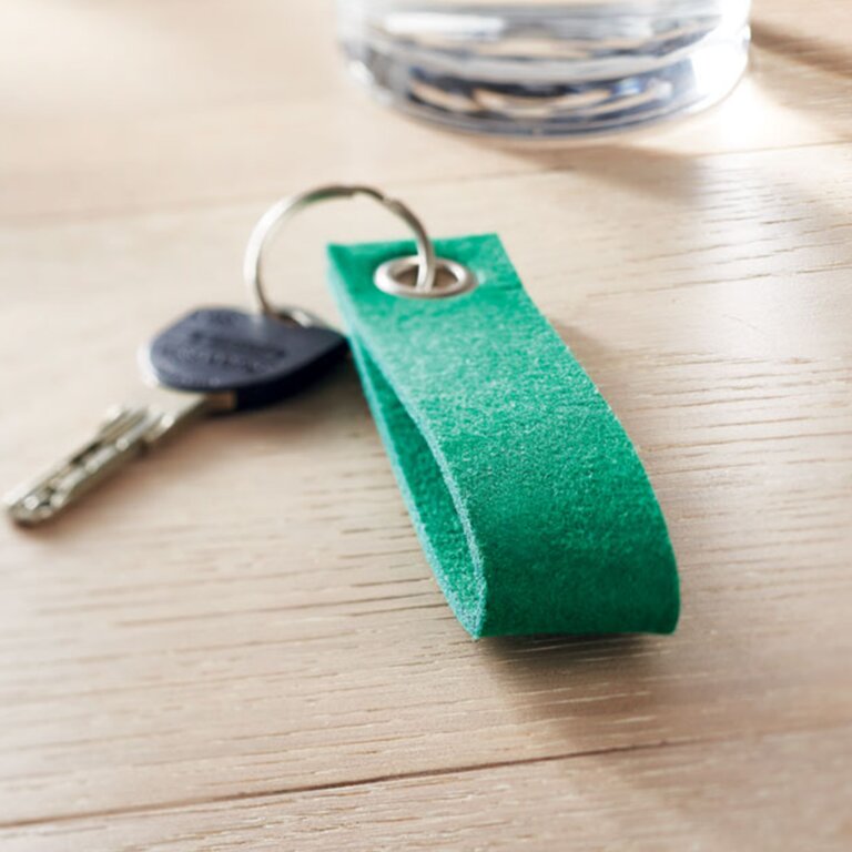 Porte clés publicitaire rectangulaire en feutre - Longo | pandacolach - 3