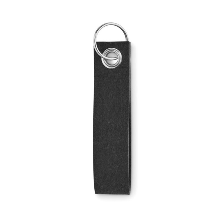 Porte clés publicitaire rectangulaire en feutre - Longo | pandacolach