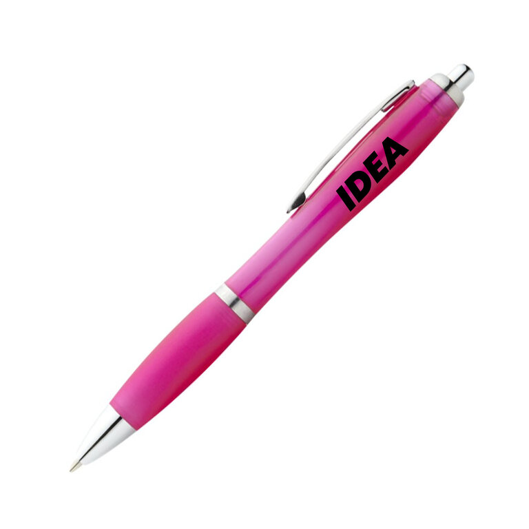 Stylo bille personnalisé corps et grip couleur - Nash Couleur | pandacola