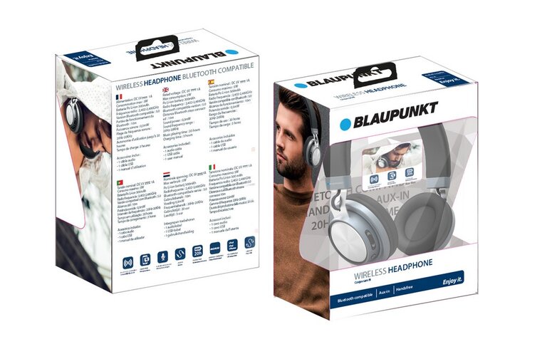 Casque Bluetooth sans fil personnalisable Blaupunkt - Presnel | pandacolach - 1