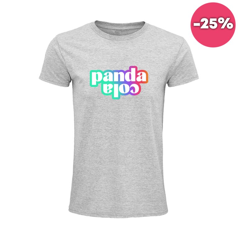 Tee-shirt personnalisable couleur à col rond en coton 100% bio 140 gr/m² - Epic | pandacolach