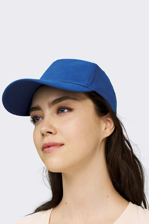 Casquette personnalisée 5 panneaux 100% coton brossé 180 gr/m² - Sunny | pandacolach - 4