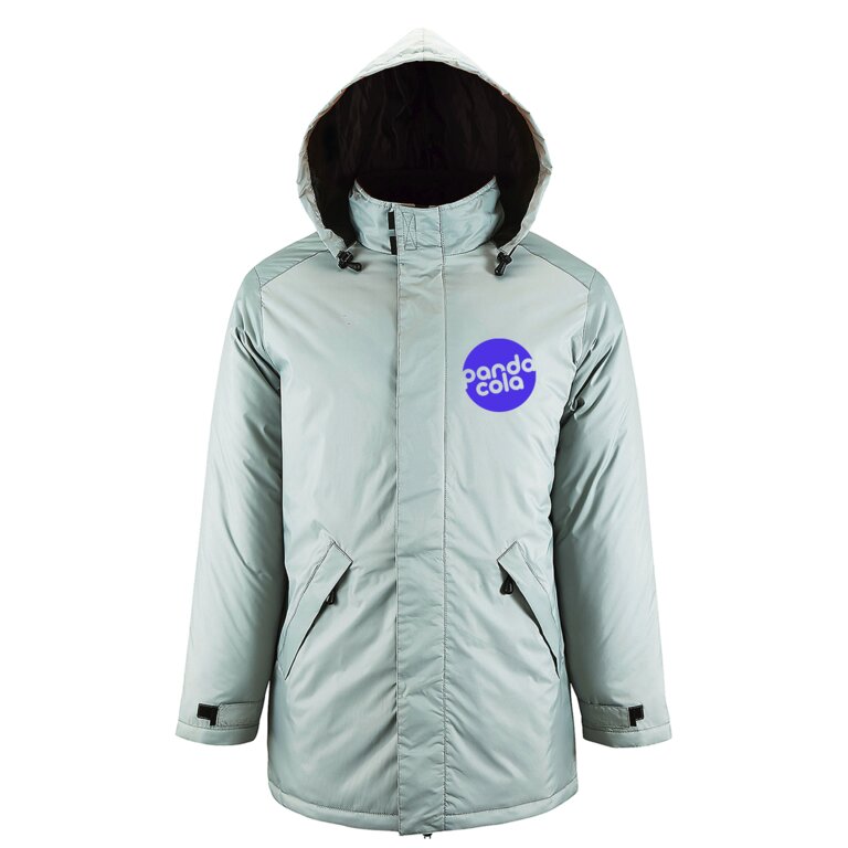 Parka personnalisé mixte en polyester à doublure matelassée - Robyn | pandacolach