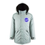 Parka personnalisé mixte en polyester à doublure matelassée - Robyn | pandacolach - thumb - 2