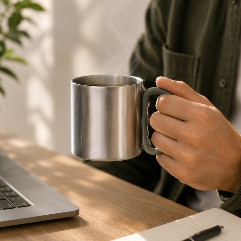 Mug personnalisable avec mousqueton 220 mL - Trumbo | pandacola - 2