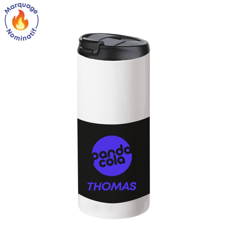 Mug isotherme étanche personnalisable avec votre prénom en sublimation d'une capacité de 350 ml -Scotty | pandacola