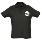 Polo publicitaire couleur homme à manches courtes en coton peigné 170 gr/m² - Summer | pandacolach - thumb - 3