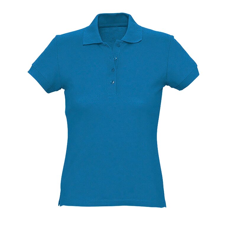 Polo personnalisable couleur femme à manches courtes en coton peigné 170 gr/m² - Passion | pandacola