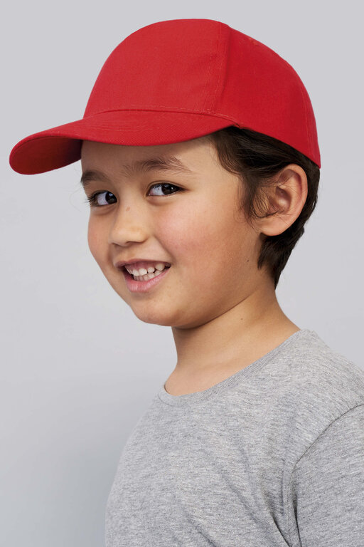 Casquette enfant personnalisée 5 panneaux 100% coton brossé 180 gr/m² - Sunny enfant | pandacola - 2